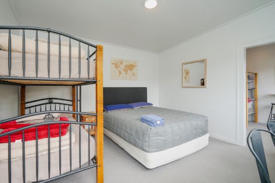 Cabins bunks and queen-size bed