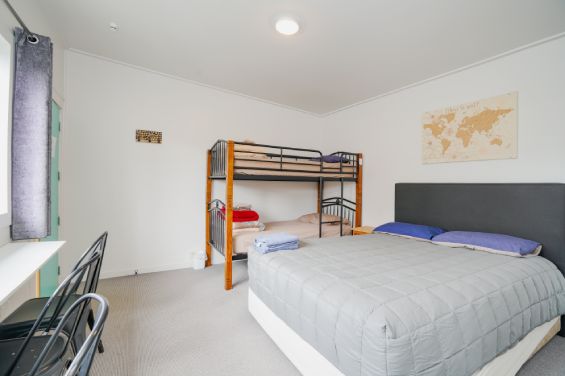 Cabins bunks and queen-size bed